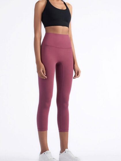 Experience Namaskar Harmony in Our Luxurious Yoga Capris - Perfect for Enhancing Your Practice & Showcasing Your Style.