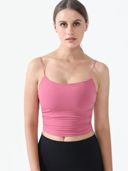 Feel the Flow in the Ashtanga Spirit Harmony Sports Cami Top - Perfect for Yoga, Running, and All Your Active Pursuits!