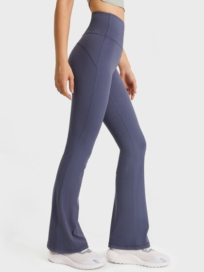 Luxurious Mindful Elegance High Waisted Wide Leg Yoga Pants - Feel the Comfort and Style!