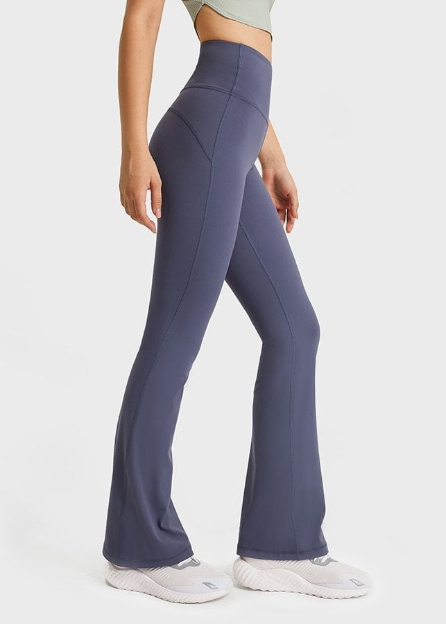 Luxurious Mindful Elegance High Waisted Wide Leg Yoga Pants - Feel the Comfort and Style!