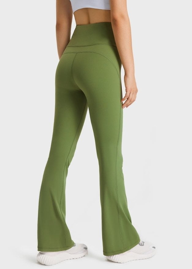 Luxurious Mindful Movement High-Waisted Wide-Leg Yoga Pants - Elevate Your Yoga Practice!