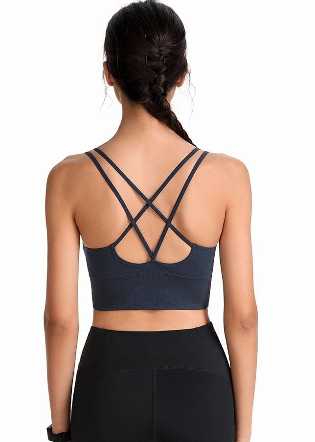 Luxuriously Soft CrissCross Yoga Tank Top - Perfect for Flowing Movements and Sweat-Wicking Comfort