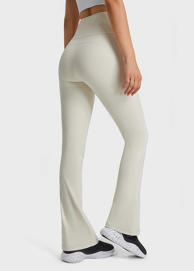 Mindful Movement High-Waisted Wide-Legged Yoga Pants: A Luxurious Look for Yoga Practice