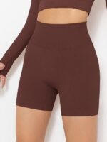 Sensuous Flow High-Rise Push Up Scrunch Booty Yoga Shorties - Look Sexy & Feel Confident!