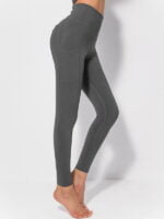 Slimming Harmony Scrunch & Pocket High-Waisted Yoga Pants - Perfect for Working Out & Lounging!