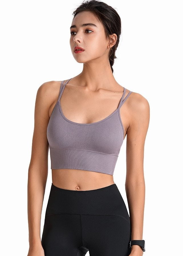 Stay Cool and Comfy in this Lightweight CrissCross Yoga Tank Top - Perfect for Any Yoga Class!
