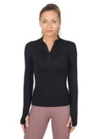 Stay Stylish and Fit with the Vinyasa Voyage Long Sleeve Thumb Hole Fitness Top - Perfect for Yoga, Running, and More!