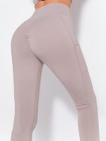 These Sexy Harmony Scrunch Plus Pocket Yoga Leggings are the Perfect Combination of Comfort and Style! Feel your Best and Look your Best in these Flattering, Slimming, Breathable Leggings with Pockets - Ideal for