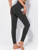 Trendy Womens Harmony Scrunch Plus Pocket Yoga Leggings - High Waisted, Sexy & Comfortable
