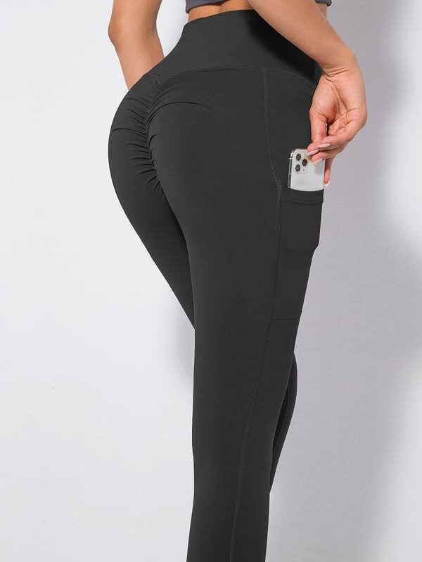 Turn heads in our Sexy Harmony Scrunch Plus Pocket Yoga Leggings! These stylish, form-fitting leggings feature a scrunch plus pocket design that will keep you looking and feeling your best while you practice your favorite yoga poses
