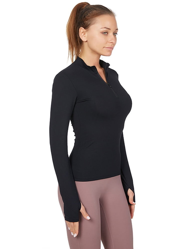 Vinyasa Voyage Long Sleeve Thumb Hole Gym Tee - Comfort and Style for Yoga, Pilates, Running, and More!