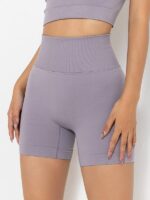 Womens Sexy Flow High-Waisted Push-Up Scrunch Booty Yoga Shorts for an Enhancing Look