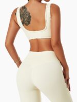 Experience Mindful Elegance in this Stylish High Waist Yoga Outfit - Perfect for Yoga, Pilates & Everyday Wear!