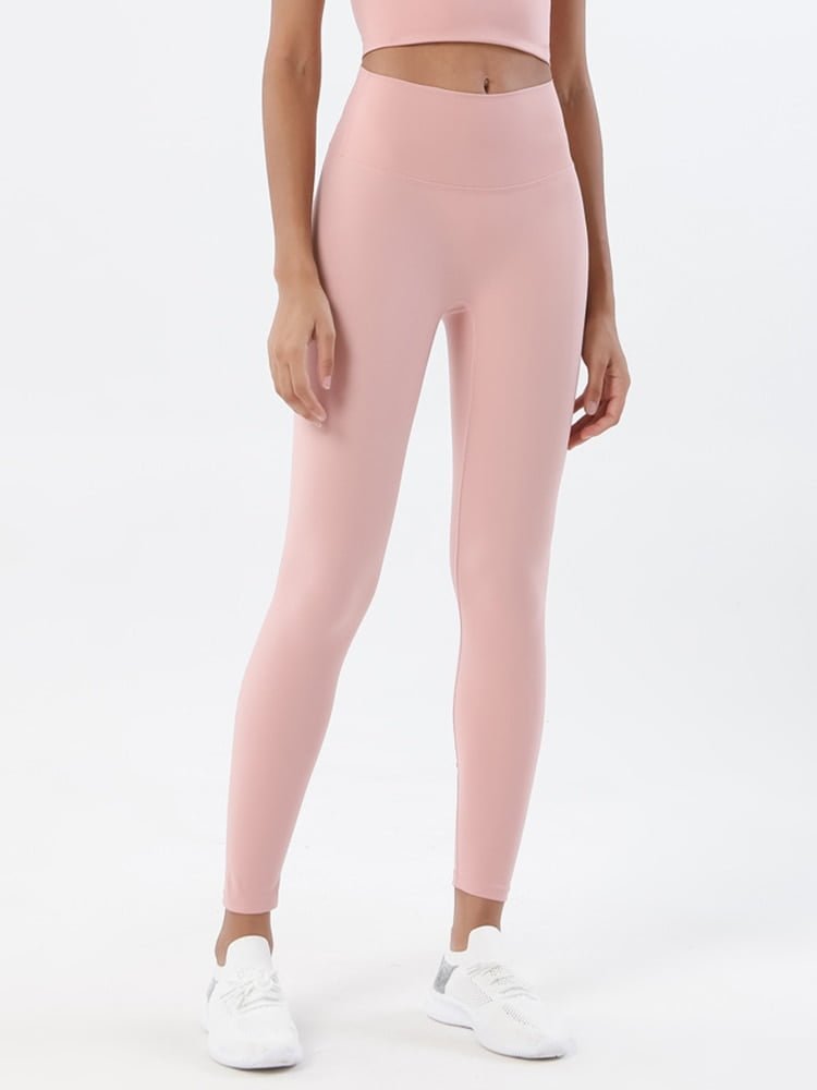 Fashion-Forward Spirited Flow High-Waisted Yoga Leggings - Super Stretchy and Comfortable!
