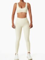 Feel Confident and Comfortable in Mindful Elegances High-Waisted Yoga Outfit - Perfect for Yoga and Beyond!