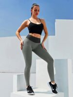 Hatha Sexy Flow High-Waisted Scrunch Butt Womens Yoga Leggings - Hot Twist for the Perfect Booty!