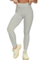 Hot Twist Yoga Pants - Honeycomb Movement Textured Stretchy Activewear for Women & Men