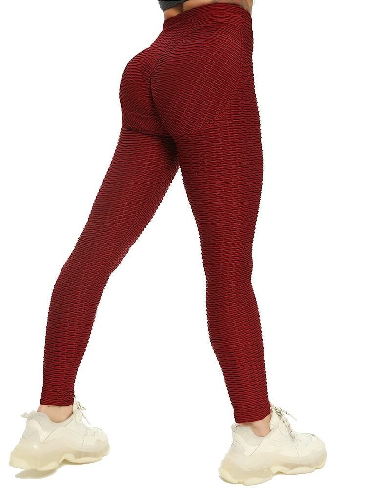 Hot Twisty Honeycomb-Textured Movement Stretchy Yoga Pants - Perfect for Yoga, Pilates, Gym Workouts, and More!