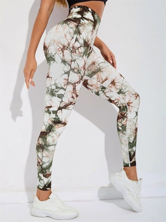 

Luxurious Tie-Dye Blast Symmetry Yoga Leggings - Flaunt Your Alluring Style