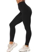 Luxuriously Soft & Stretchy High Waist Yoga Leggings - Perfectly Balanced for Comfort & Mobility
