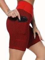 Luxuriously Soft Honeycomb Core Collection Vital - High Waist Yoga Shorts for Women with Sensual Comfort and Support