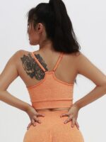 Movement Nature Womens Shock-Absorbing Racerback Athletic Sports Bra - Maximum Impact Protection & Comfort for Running, Yoga & More!