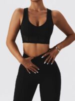 Seductive Harmony Mesh High Performance Yoga Outfit - Get Ready to Sweat!