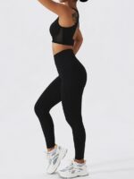 Seductive Synchronicity Mesh Activewear Yoga Outfit - Ready to Sweat in Style!