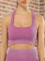 Sensual Motion: Caliber-Threaded Yoga Sports Bra - For the Active Woman on the Go