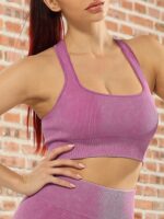 Sensual Movement Caliber Screw Thread Yoga Sports Bra - Perfect Support for Every Bend and Stretch