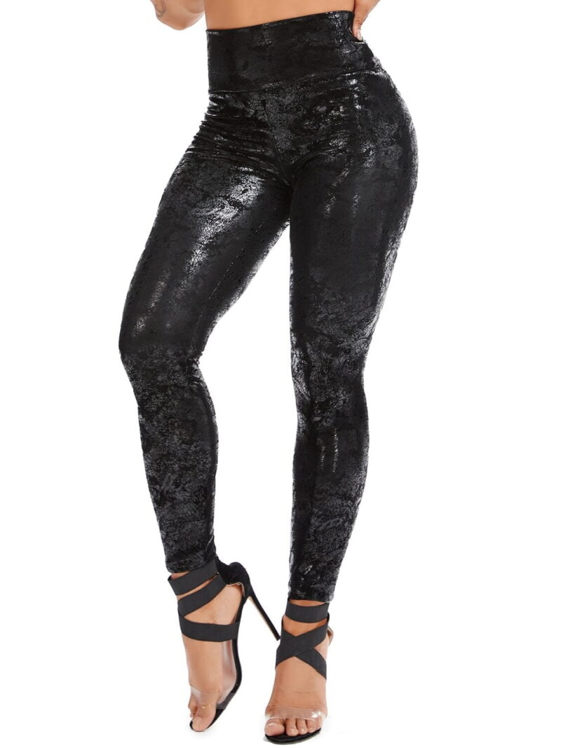 Sexy Fibers Envision High Waist Push Up Faux Leather Pants