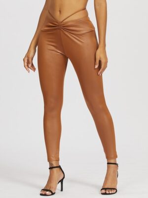 Sexy Flex High Waist PU Leather Pants