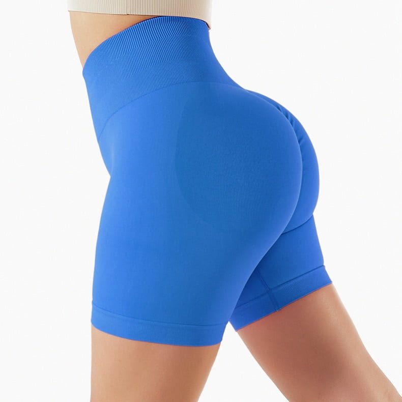 Vinyasa Flex Womens Elastic-Waist Scrunch Bum Yoga Shorts - Hot & Stylish Workout Gear