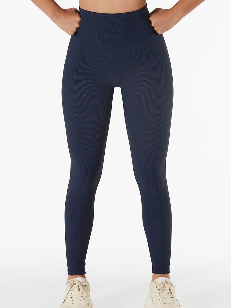 Sleek & Sexy Wandering Steps High Waist Slimming Yoga Pants - Perfect for Curvy Women!