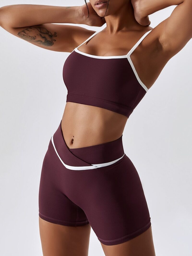 Sultry Style! Spirit Elegance High Waisted Yoga Pants & Top Set - Workout & Lounge in Comfort & Flaunt Your Curves!