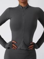 Sweat-Wicking Hot Yoga Flow Quick-Dry Performance Jacket: Stay Cool & Comfortable During Your Workouts