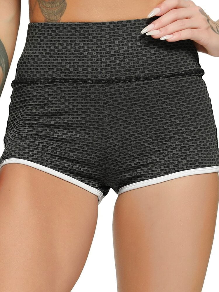 Take your yoga practice to the next level with our Honeycomb Core Collection Vital High Waist Yoga Shorts. Crafted with a breathable honeycomb core, these shorts provide superior comfort and support for all your poses. With a sleek,