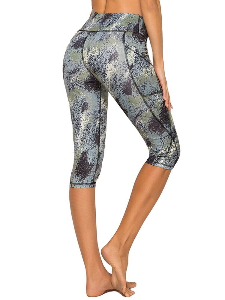 Trendy High Waisted Ashtanga Yoga Capris with Pockets - Perfect for Movement & Flow!