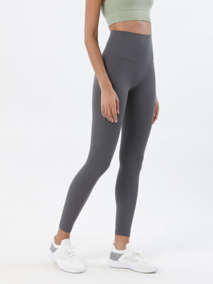 Unlock Your Potential in Spirited Flow High Waist Stretchy Yoga Leggings - Feel Empowered and Comfortable!