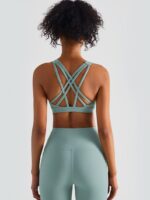 Discover Unrivaled Comfort in the Spirit Flow CrissCross Yoga Bra - Feel the Freedom of Movement with Every Breath