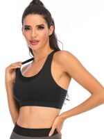 Eco-Friendly, Hollowed Out Full Support Sports Bra - Mindful Voyage for Active Women