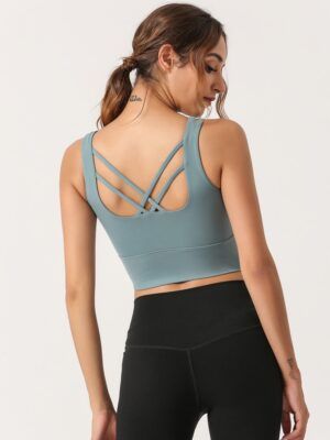 Feel the Power with this Backless, High-Impact Yoga Bra - Get into your Spirit Core!