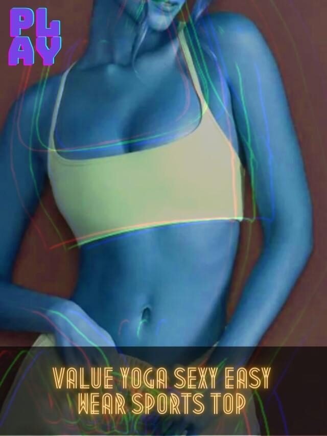 Value Yoga Sexy Easy Wear Sports Top