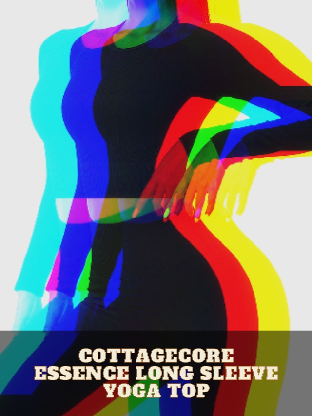 Cottagecore Essence Long Sleeve Yoga Top