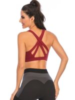 Hollowed Out Full Support Sports Bra - Mindful Voyage
