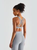 Lively Motion CrissCross Yoga Bra | Breathable, Stretchy, Supportive Workout Top