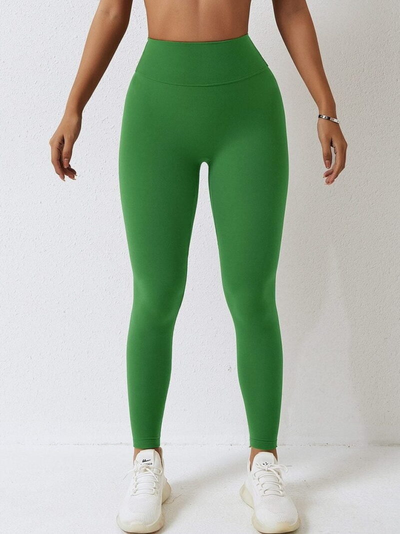 Luxurious Spirit-Filled Yoga Leggings with Ankle-Length Scrunch Butt Design - For a Divinely Sensual Look and Feel