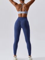 Racy Ribbed High-Waisted Yoga Booty Scrunch Leggings - Show Off Your Curves!