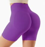 Vinyasa Flex Elastic-Waist Scrunch Bum Yoga Shorts - Stretchy & Stylish for Yoga & Beyond