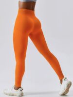 Sculpt & Strech: Ribbed High-Waisted Scrunch Booty Yoga Leggings for Total Body Transformation